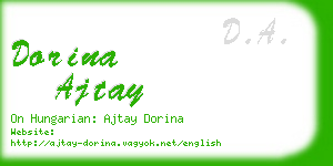 dorina ajtay business card